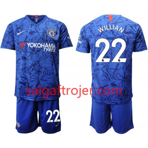 Chelsea Fodboldtrøjer Willian 22 Børn Hjemmebanesæt 2019/20 Kort ærmer Chelsea Fodboldtrøjer Willian 22 Børn Hjemmebanesæt 2019/20 Kort ærmer